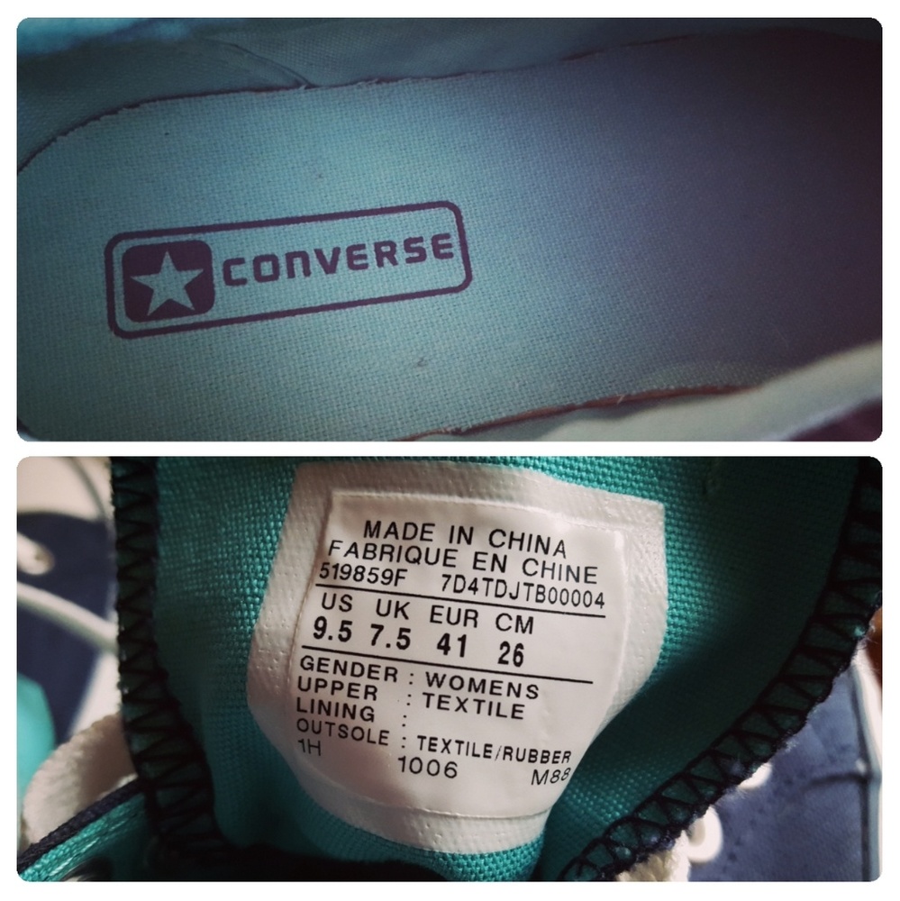 Converse | RARE Star Plyr EV OX NWOT | Navy, Blue - Picture 4 of 5